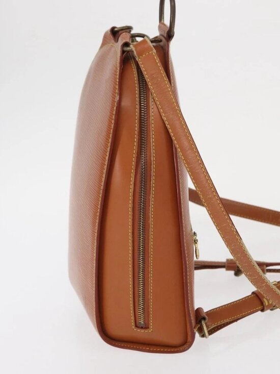 LOUIS VUITTON Epi Mabillon Backpack Zipangu Gold LV Auth main image 14
